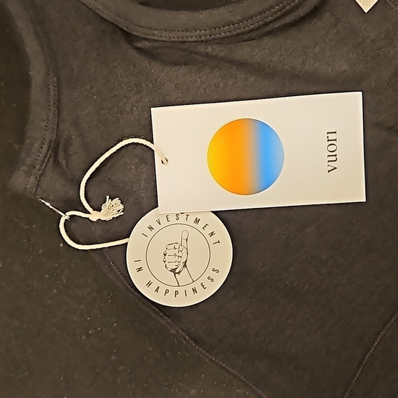 💕VUORI💕 Halo Essential Jumpsuit ~ Black Heather Large L NWT - Picture 13 of 16